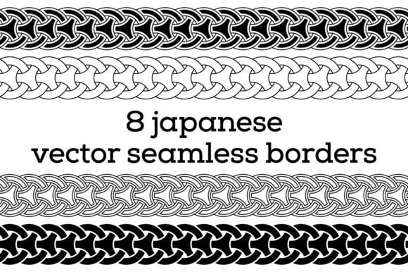 8 Seamless Vector Borders: A Versatile Design Resource for Creative Professionals