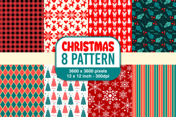 Christmas Digital Paper Pack