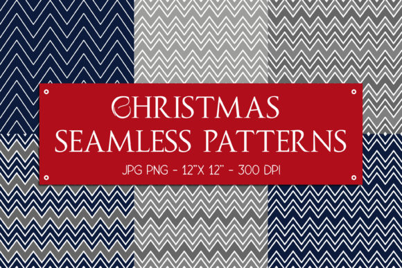 Christmas Geometrical Digital Paper for Creative and Professional Use