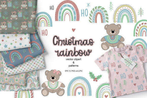 Christmas Rainbow - Vector Collection