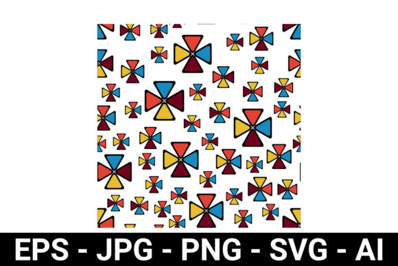 Colorful Propeller Seamless Pattern: A Versatile Design Element for Modern Creativity