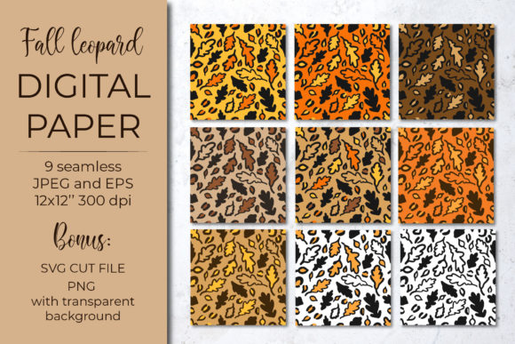 Fall Leopard Print Pattern: A Versatile Design for Creative and Practical Use