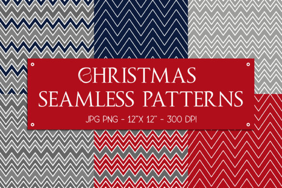 Geometric Christmas Seamless Backgrounds: A Creative Resource for All