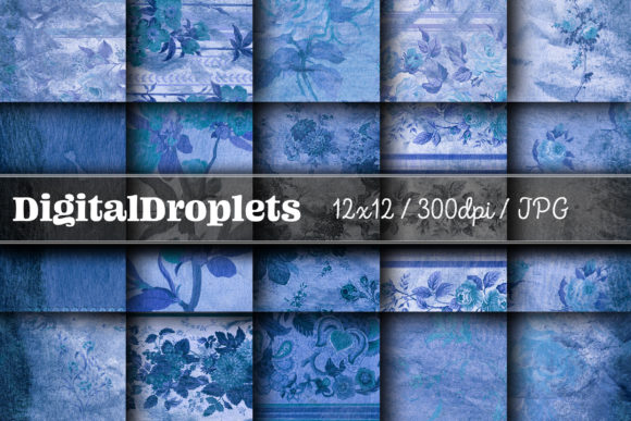 Journaled Flowers Vol. 6 Collection: A Vintage-Inspired Paper Set for Creative Expression