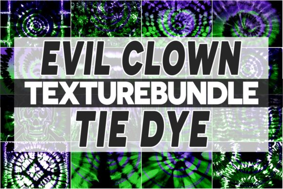Reviving the 70s: The Rise of Evil Clown Dark Tie Dye Digital Paper in Modern Creativity