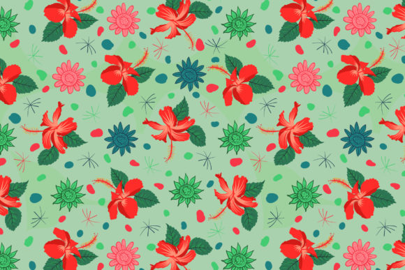 Shoeblackplant Allover Surface Pattern