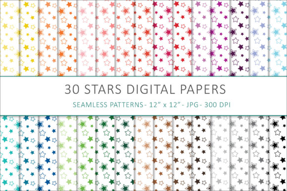 Stars Digital Papers: Creative Design Solutions